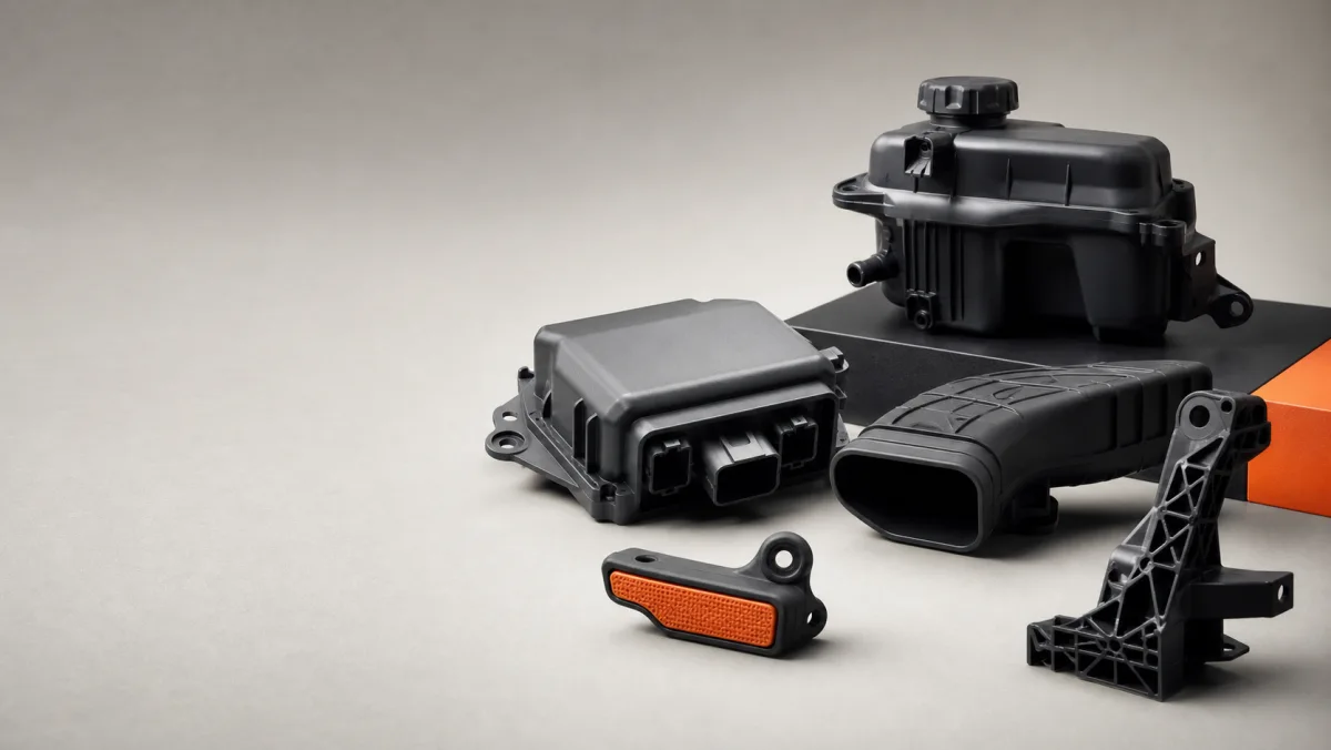 Representative automotive injection molded product group